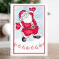 Preview: Woodware Festive Fuzzies Santa   Clear Stamps - Stempel 