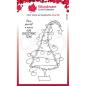 Preview: Woodware Festive Fuzzies Tall Christmas Tree   Clear Stamps - Stempel 