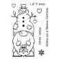 Preview: Woodware Snow Gnome   Clear Stamps - Stempel 