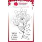 Preview: Woodware Bubble Bloom Trinny   Clear Stamps - Stempel 