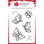 Preview: Woodware Little Butterflies   Clear Stamps - Stempel 