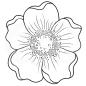 Preview: Woodware Mini Scented Bloom   Clear Stamp - Stempel 