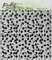 Preview: Picket Fence Studios Flowers and Polka Dot Fun 6x6 Inch Stencil - Schablone