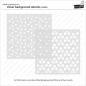Preview: Lawn Fawn Stencil - Schablone - "Clover Background Stencils (2pcs)"
