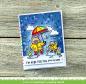 Preview: Lawn Fawn Stencil - Schablone - "Rainy Sky Stencil"