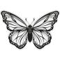 Preview: Crafters Companion -Vintage Butterflies Monarch - Stanze & Stempel