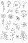 Preview: My Favorite Things Stempelset "Floral Whimsy" Clear Stamp Set