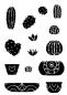 Preview: Woodware Build A Cactus   Clear Stamps - Stempel 