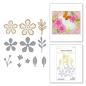 Preview: Spellbinders Hotfoil Plate - Glimmer Edge Flowers Glimmer