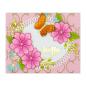 Preview: Spellbinders Hotfoil Plate - Glimmer Edge Flowers Glimmer