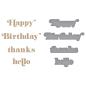 Preview: Spellbinders Hotfoil Plate - Be Bold Glimmer Sentiments Glimmer