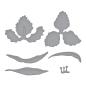 Preview: Spellbinders Die "Bearded Iris Etched" Stanzschablone
