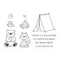 Preview: Spellbinders Stempelset "Campfire Critters"