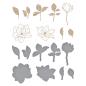 Preview: Spellbinders Hotfoil Plate - Magnolia Bouquet Glimmer