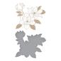 Preview: Spellbinders Hotfoil Plate - Magnolia Glimmer Blooms Glimmer
