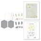 Preview: Spellbinders Hot Foil Geo Foliage Glimmer Hot Foil Plate & Die