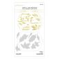 Preview: Spellbinders Hot Foil Geo Foliage Glimmer Hot Foil Plate & Die