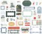 Preview: Carta Bella "Carta Bella " Ephemera Frames & Tags
