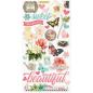 Preview: Simple Stories - Stories Simple Vintage Cottage Fields - Chipboard Sticker 