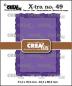 Preview: Crealies - Xtra dies ATC rough edges 