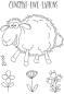 Preview: Woodware Fuzzie Friends Sadie The Sheep   Clear Stamps - Stempel 