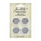 Preview: Tim Holtz - Idea Ology " Quote Seals" - Metallsiegel