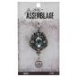 Preview: Tim Holtz - Idea Ology "Assemblage Pendant Jeweled Pendulous" - Metall Charms mit einem Strassstein