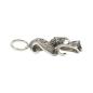 Preview: Tim Holtz - Idea Ology " Assemblage Pendant Ruffled Floral" - Metall Charms Blüte mit Strasssteinen
