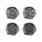 Preview: Tim Holtz - Idea Ology "Halloween Quote Seals" - Metall Siegel