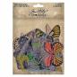 Preview: Tim Holtz - Idea Ology "Transparent Wings" - Kunstoff Schmetterlinge und Elemente