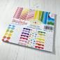 Preview: Time For Tea 6x6 Paper Pack Designs Pawsome Rainbows 