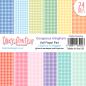 Preview: Time For Tea 6x6 Paper Pack Designs Gorgeous Gingham Rainbow 6x6 Inch 