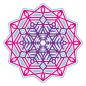 Preview: Gemini Snowflake Mandala  Double-Sided Die - doppelseitige Stanze Schneeflocken-Mandala