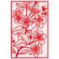 Preview: Gemini Cherry Blossom Window  Double-Sided Die - doppelseitige Stanze Kirschblütenfenster