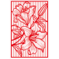 Preview: Gemini Lily Window  Double-Sided Die - doppelseitige Stanze Lilienfesnter