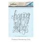 Preview: Spellbinders Cling Stamp - "Happy Holly Days" - Gummistempel
