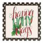 Preview: Spellbinders Cling Stamp - "Happy Holly Days" - Gummistempel