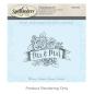 Preview: Spellbinders Cling Stamp - "Mr. & Mrs. 3D" - Gummistempel