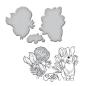 Preview: Spellbinders Stempel & Stanzset "Bunny Stamp And Die Set"