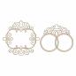 Preview: Spellbinders Hotfoil Plate - "Monogram Medallions"