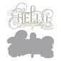 Preview: Spellbinders Hotfoil Plate - Hello