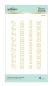 Preview: Spellbinders Hotfoil Plate - "Christmas Border Greetings Glimmer"