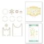 Preview: Spellbinders Hotfoil Plate - "Filigree Crescent Band Glimmer"