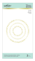 Preview: Spellbinders Hotfoil Plate - "Christmas Essential Glimmer Circles"