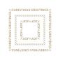Preview: Spellbinders Hotfoil Plate - "Christmas Essential Glimmer Squares Glimmer"