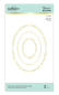 Preview: Spellbinders Hotfoil Plate - "Christmas Essential Glimmer Ovals Glimmer"