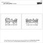 Preview: Lawn Fawn Stempelset "Just Add Glitter" Clear Stamp