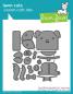 Preview: Lawn Fawn Craft Die - "Tiny Gift Box Dog Add-on" Stanzen