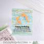 Preview: Picket Fence Studios "Slim Line Ocean " Stencil - Schablone