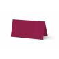 Tischkarte - Platzkarte 9 x 5 cm 200g/m² in struktur brombeere
